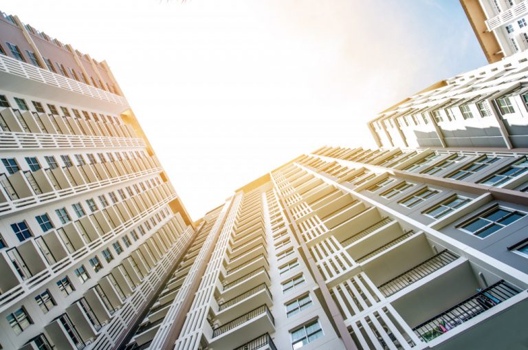 a high-rise building