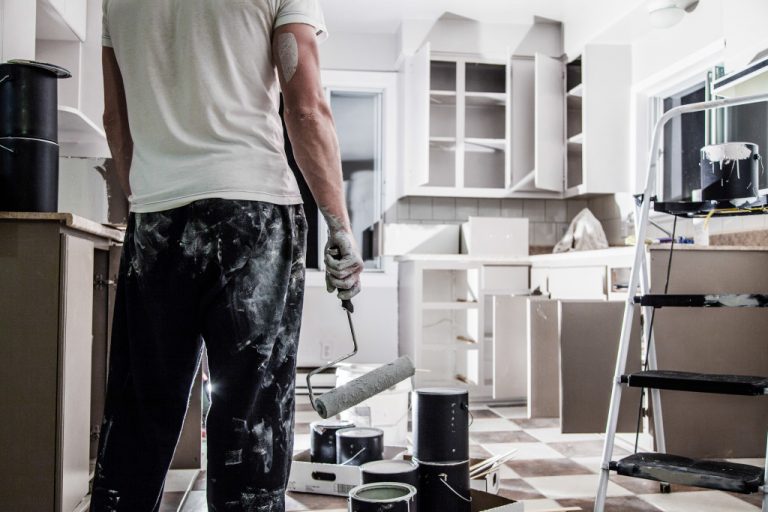 a person moving in