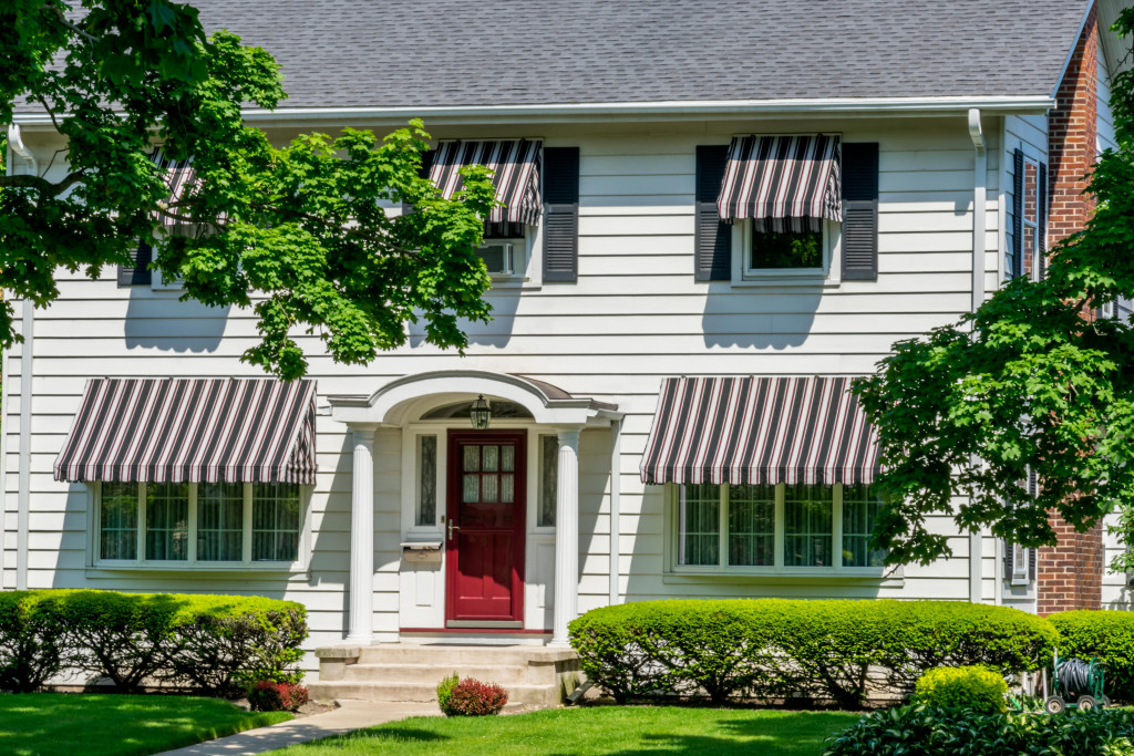 a nice house front