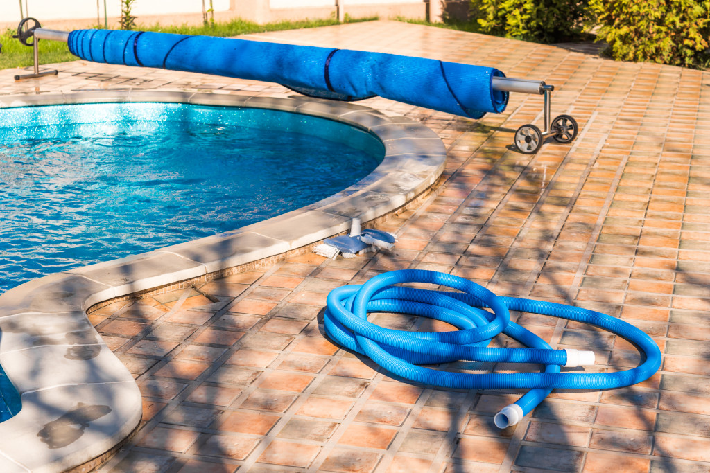 backyard pool