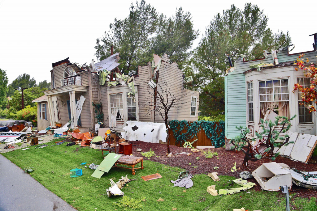 Homes damaged severely by storm
