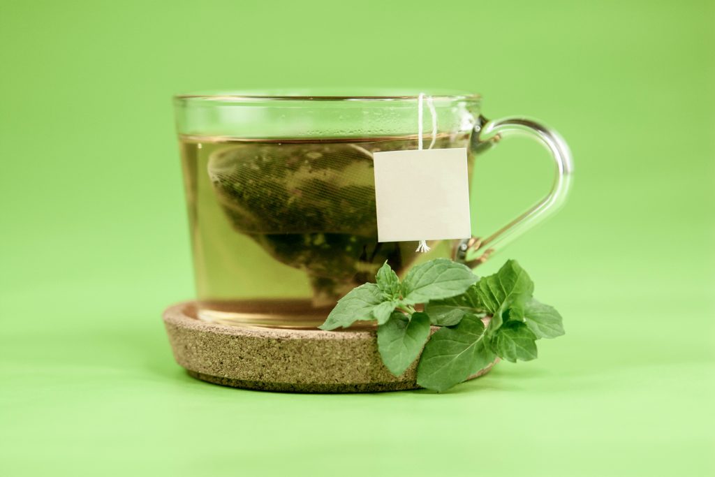 cup of herbal tea